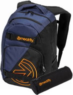 Meatfly Exile backpack, Smoky / Orange Tiger - School Backpack