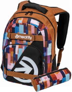 Meatfly Exile backpack, Stripes - School Backpack