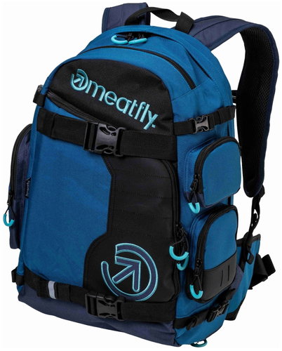 Meatfly Wanderer backpack, Super Teal - City Backpack - Main image
