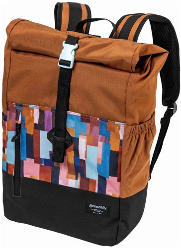 Meatfly Holler backpack, Stripes - City Backpack - Main image
