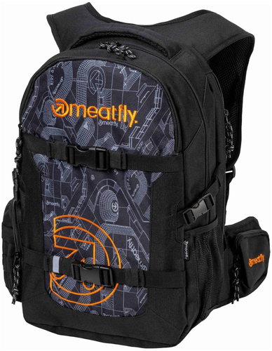 Meatfly Ramble backpack, Orange Tiger - City Backpack - Main image
