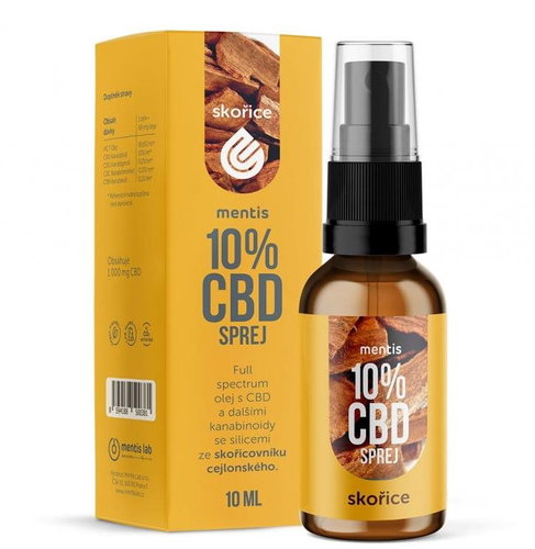 Mentis CBD spray 10%, cinnamon - CBD - Main image