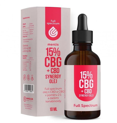 Mentis 15% CBG+CBD Synergy Oil - CBD - Main image