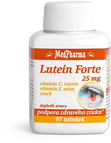 MedPharma Lutein Forte 25 mg 97 tobolek - Lutein - Hlavní obrázek