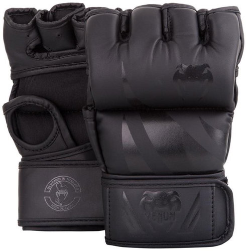 VENUM CHALLENGER without toe - black/black size 2.5 mm S - MMA Gloves - Main image