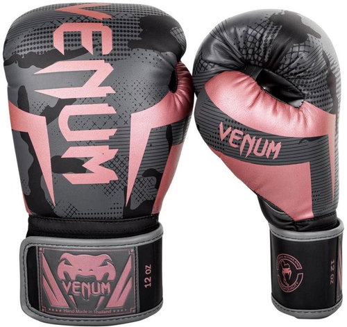 VENUM ELITE - black/pink size 10 oz - Boxing Gloves - Main image