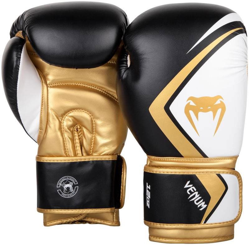 VENUM Contender 2.0 black gold Boxing Gloves Alza.cz