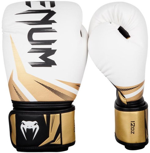 VENUM CHALLENGER 3.0 - white/black/gold size 16 oz - Boxing Gloves - Main image