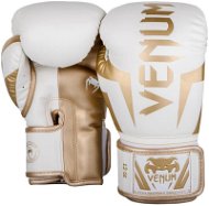 VENUM ELITE - bílo/zlaté - Boxerské rukavice
