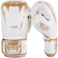 VENUM GIANT 3.0 leather - white/gold size 10 oz - Boxing Gloves