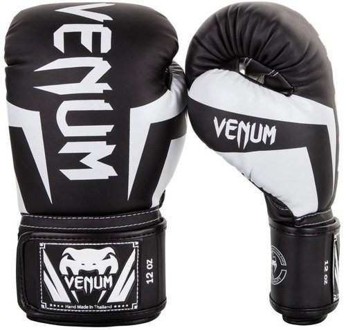 VENUM ELITE - black/white size 16 oz - Boxing Gloves - Main image