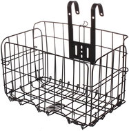 Merco Basket Solid handlebar basket, black, multipack 2 pcs - Bike Basket