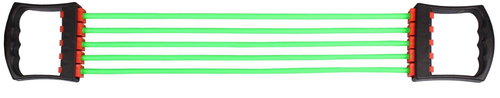 Rubber Expander Breast Muscle Strengthener Green 1 pc - Exercise Device - Main image