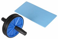 AB Double Wheel fitness wheel blue 1 pc - Exercise Wheel