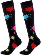 Merco Multipack Graffiti dámské kompresní podkolenky 2 páry L - knee socks