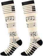 Merco Multipack Music Score dámské kompresní podkolenky 2 páry L - knee socks