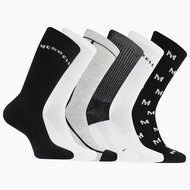 Merrell MEA33694C6B2 Recycled Cushion Crew (6 packs) black assorted M/L - Socks