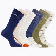 Merrell MEA33694C6B2 Recycled Cushion Crew (6 packs) navy assorted S/M - Socks