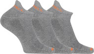 Merrell MEA33566T3B2 Cushioned Cotton Low Cut Tab (3 packs) gray heather S/M - Socks