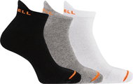 Merrell MEA33566T3B2 Cushioned Cotton Low Cut Tab (3 packs) black assorted 1 M/L - Socks