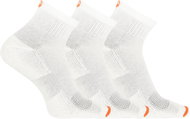 Merrell MEA33565Q3B2 Cushioned Cotton Quarter (3 packs) white S/M - Socks