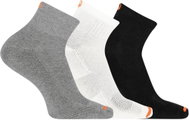 Merrell MEA33565Q3B2 Cushioned Cotton Quarter (3 packs) black assorted 1 M/L - Socks