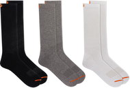 Merrell MEA33564C3B2 Cushioned Cotton Crew (3 packs) black assorted 1 S/M - Socks