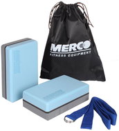 Merco Multipack Yoga Max - yoga and pilates set 2 pcs, blue - Exercise Set