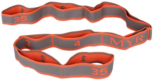 Merco Multipack 2 pcs Yoga 9 Cell Stretch Strap Orange - Yoga Strap - Main image