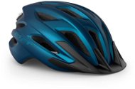 MET CROSSOVER modrá metalická matná S/M - Kerékpáros sisak