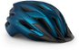 MET CROSSOVER modrá metalická  matná L/XL - Kerékpáros sisak
