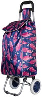 METRO ST-01F - blue/pink leaf - Shopping Trolley