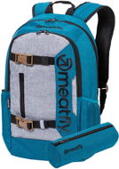 Meatfly Basejumper 6 Backpack, Heather Petrol, Heather Grey - Batoh