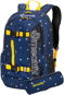 Meatfly Basejumper Birds Dark Navy 22 l - Školní batoh