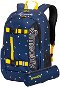 Školský batoh Meatfly Basejumper 6 Backpack, Birds Dark Navy - Školní batoh
