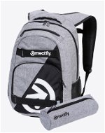 Meatfly EXILE Backpack, Grey Heather - Městský batoh