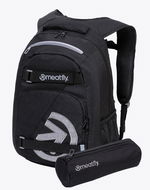 City Backpack Meatfly EXILE Backpack, Black - Městský batoh