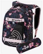 Meatfly EXILE Backpack, Hibiscus Black - City Backpack