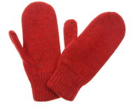 Exquisiv woolen mittens Subzero, red, sized 2.5 mm. S - Winter Gloves