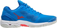 Mizuno Wave Stealth V / French Blue / White / Ignition Red / vel. 43 - Indoor Shoes