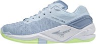Mizuno Wave Stealth Neo / Heather/White/Neo Lime - Indoor Shoes