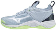 Mizuno Wave Momentum 2 / Heather/White/Neo Lime vel. 36,5 - Indoor Shoes