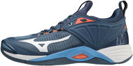 Mizuno Wave Momentum 2 / Dark Denim / White / Scarlet Ibis vel. 42,5 - Indoor Shoes
