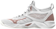 Mizuno Wave Dimension Mid / White / Rose / Snow White vel. 42 - Indoor Shoes