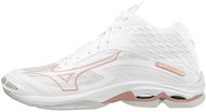 Mizuno Wave Lightning Z7 Mid / White / Rose / Snow White vel. 36,5 - Indoor Shoes