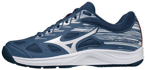 Mizuno Stealth Star Junior(C) / Darkdenim/Wht/Sibis vel. 38,5 - Indoor Shoes - Main image