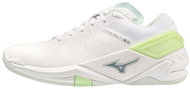 Mizuno Wave Stealth Neo / Whte/Gridge/Patinagreen vel. 44,5 - Indoor Shoes