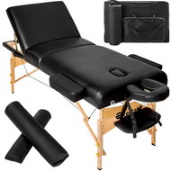 TecTake Somwang, black - Massage Table