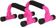 XQ MAX opěrky na kliky růžové - Push-up Handles