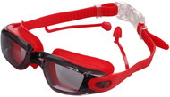 Merco Silba swimming goggles with earplugs, red - Swimming Goggles